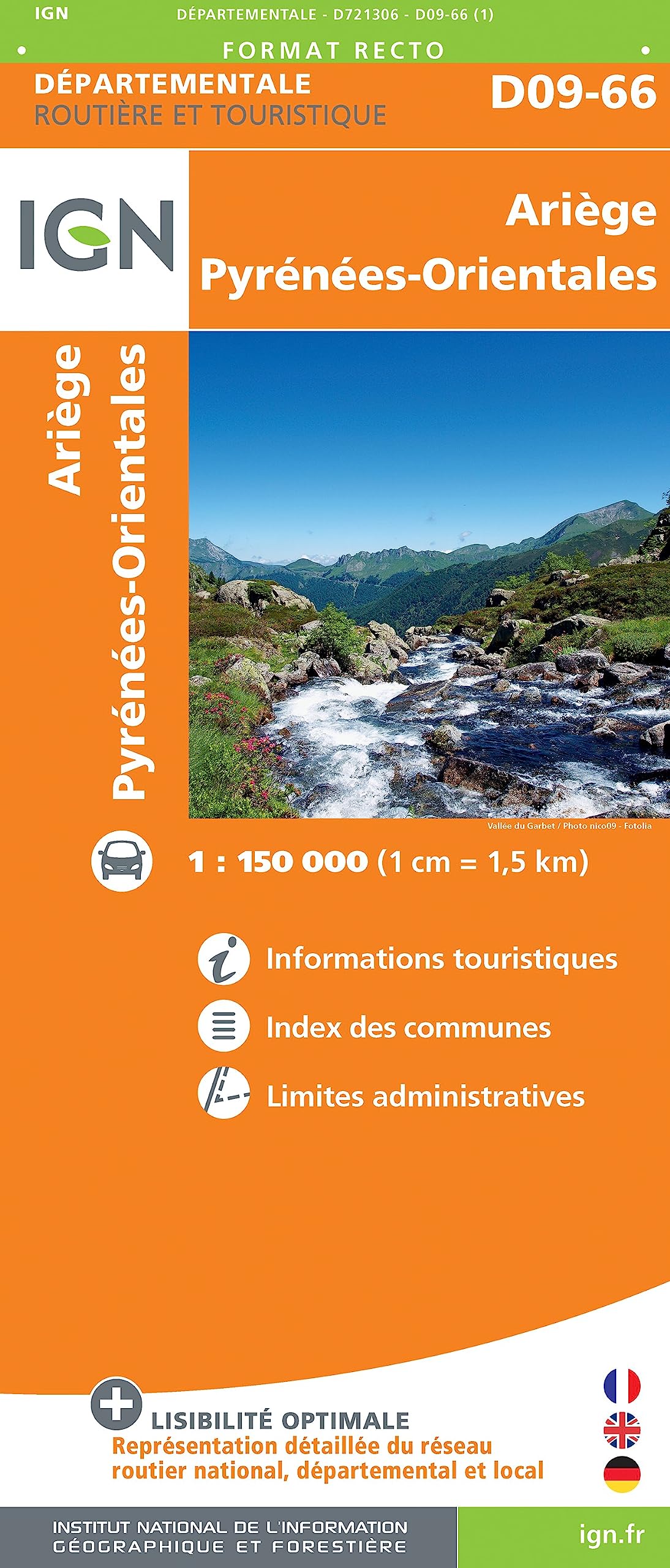 Ariège - Pyrénées Orientales: 721306 (Routier France départementale) book