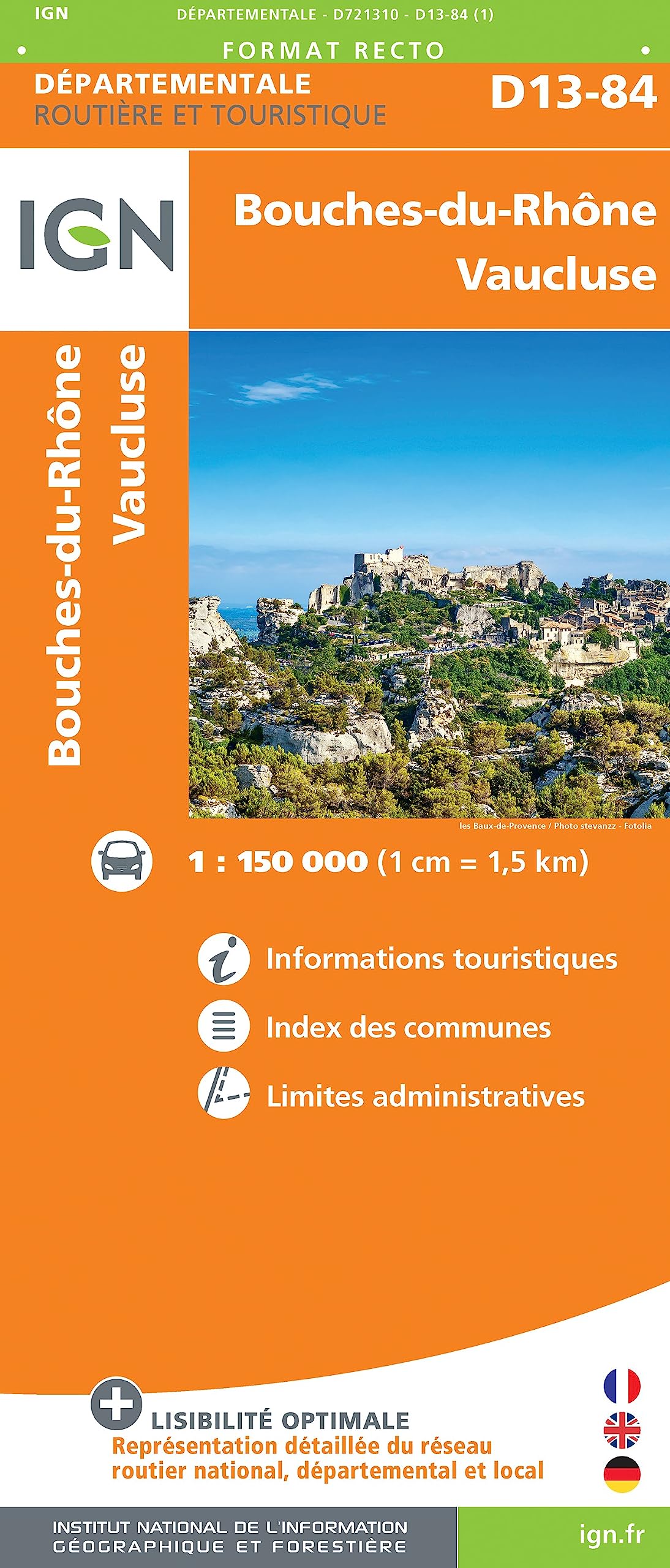 Bouches-du-Rhône - Vaucluse (721310) (Routier France départementale, Band 721310) Leisure, Home & Garden