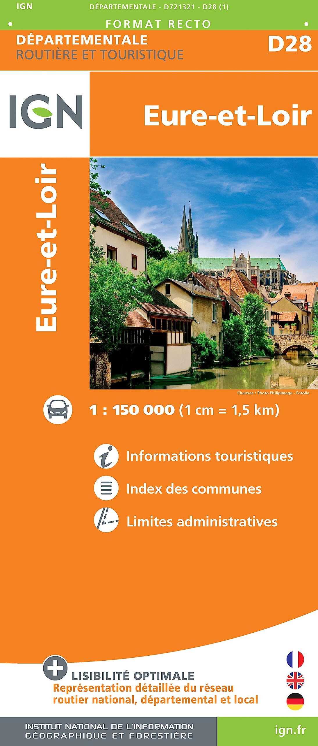 Eure-et-Loir (721321) (Routier France départementale, Band 721321) Leisure, Home & Garden