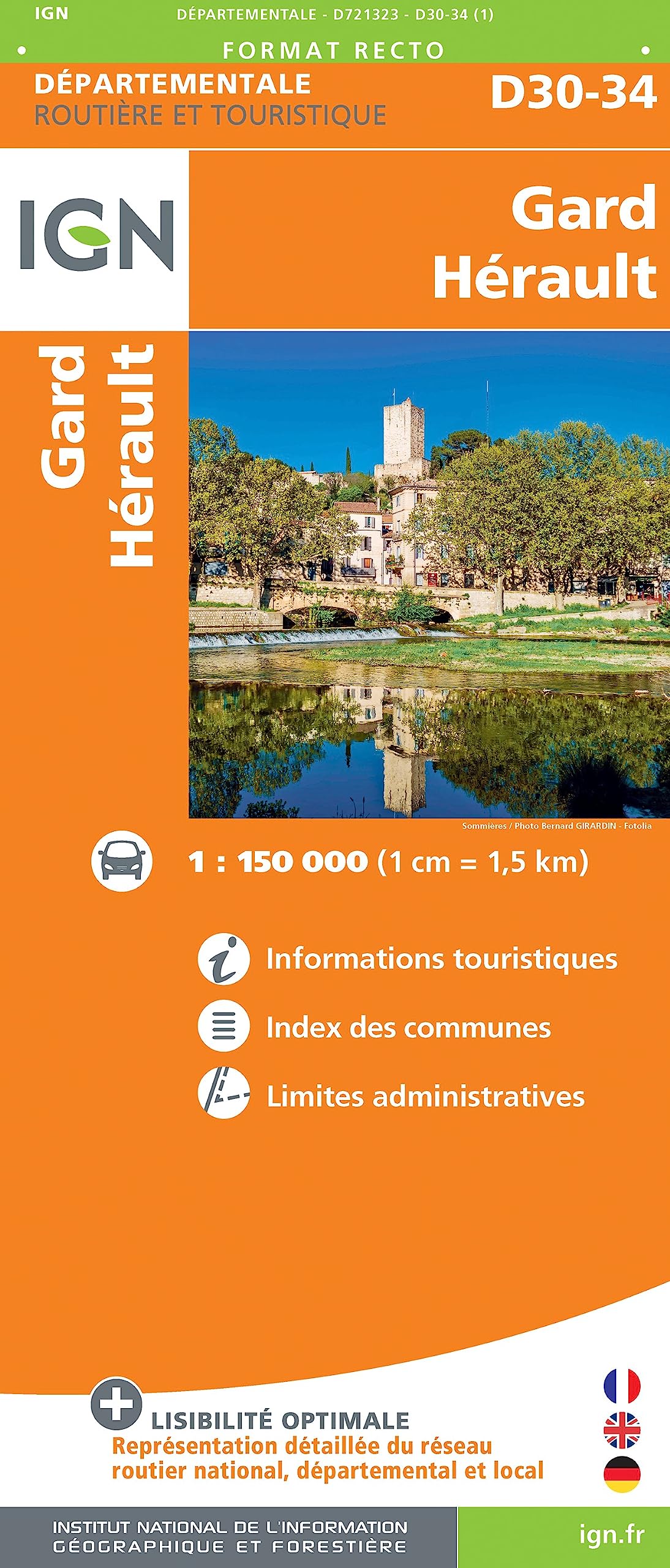 Gard - Hérault (721323) (Routier France départementale, Band 721323) Leisure, Home & Garden