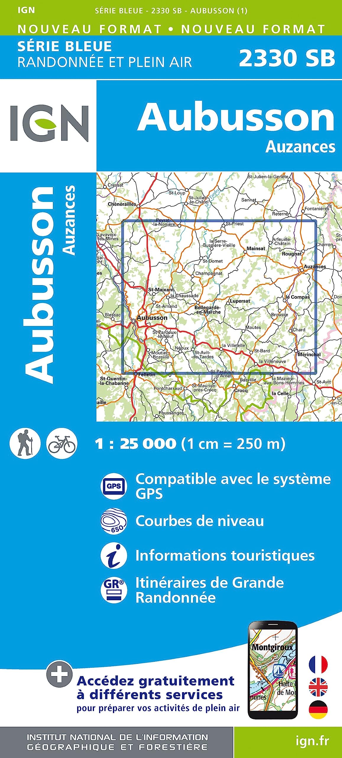 2330SB Aubusson.Auzances (Série Bleue, Band 2330) Leisure, Home & Garden