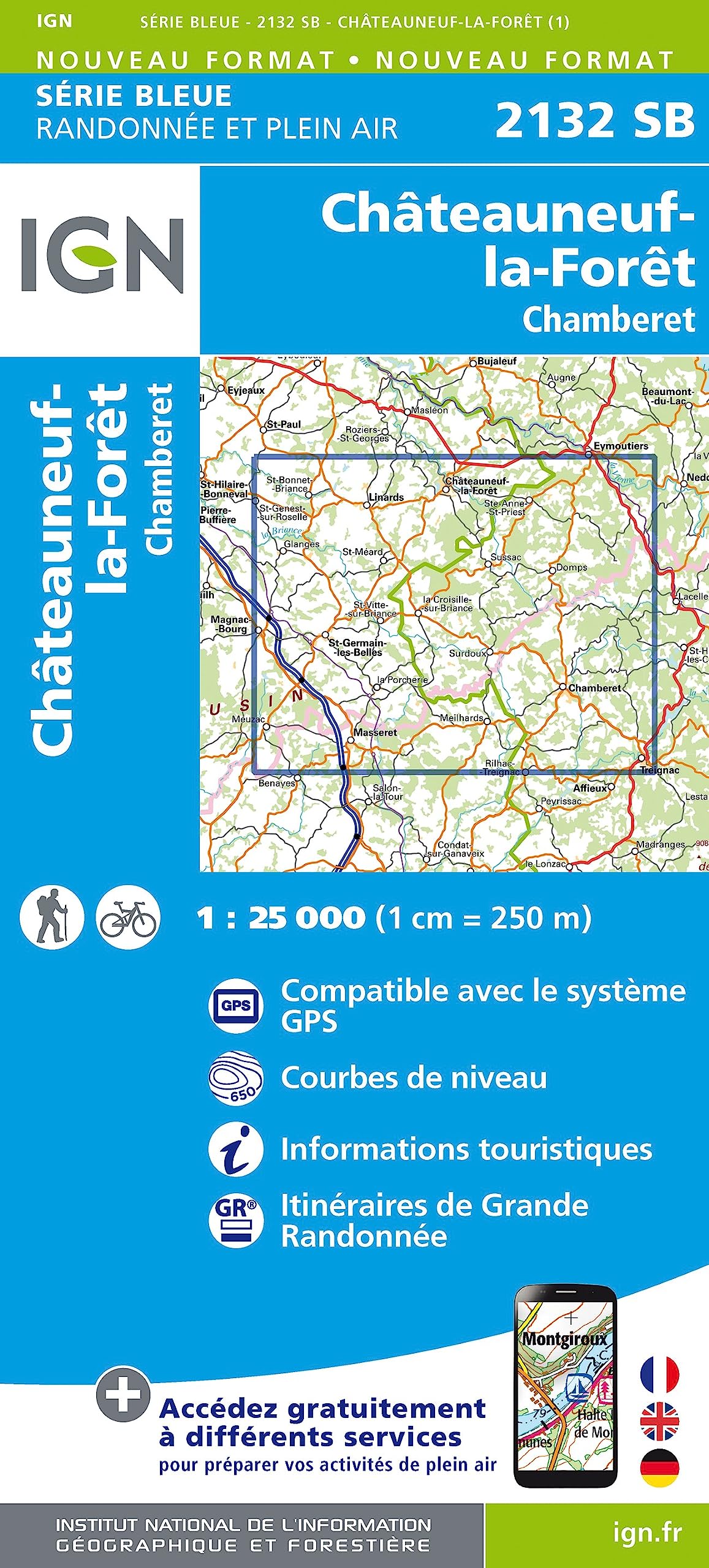 2132SB Chateauneuf-la-foret chamberet book