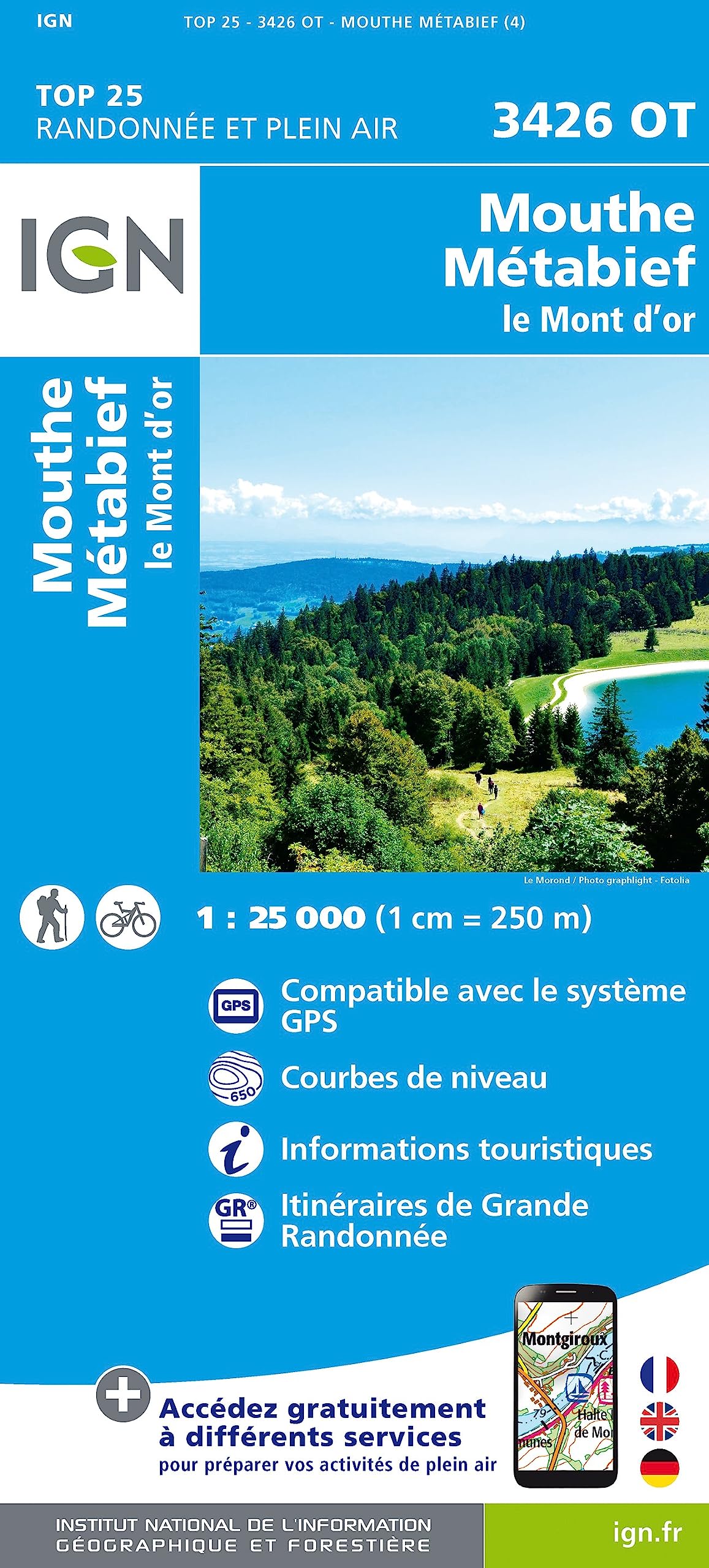 3426OT Mouthe-Metabief.Le Mont-D'Or (TOP 25) Leisure, Home & Garden