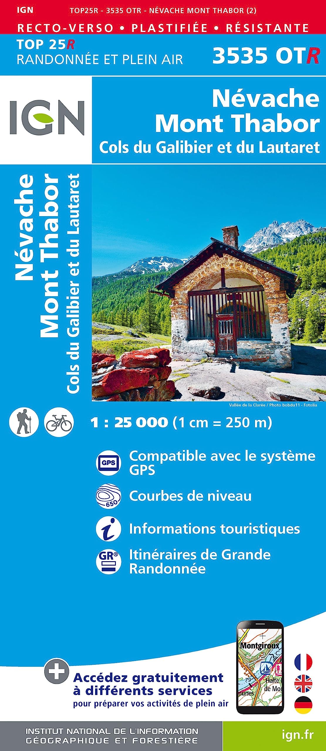 3535OTR Nevache, mont thabor, cols du galibier et lautaret resistante book