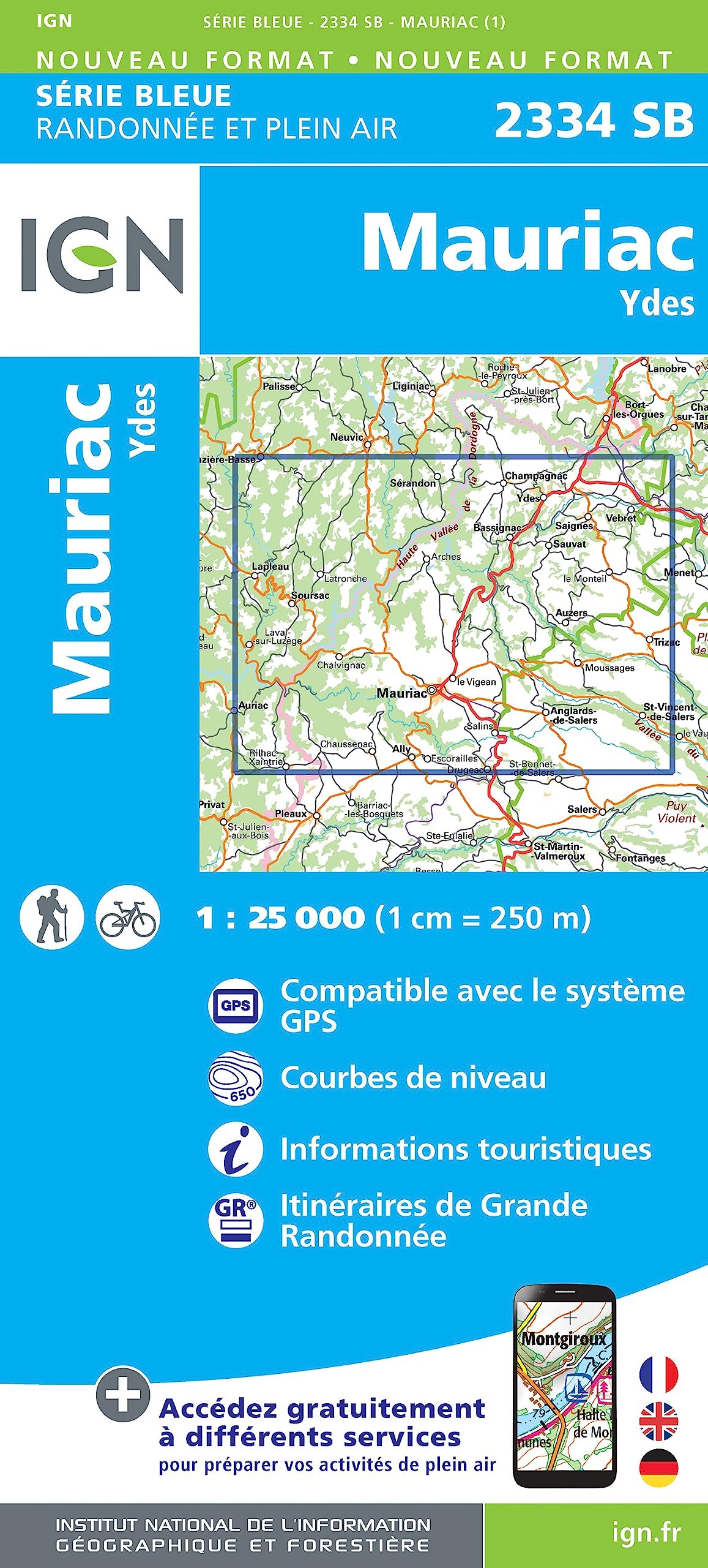 2334SB Mauriac.Ydes (Série Bleue, Band 2334) Leisure, Home & Garden