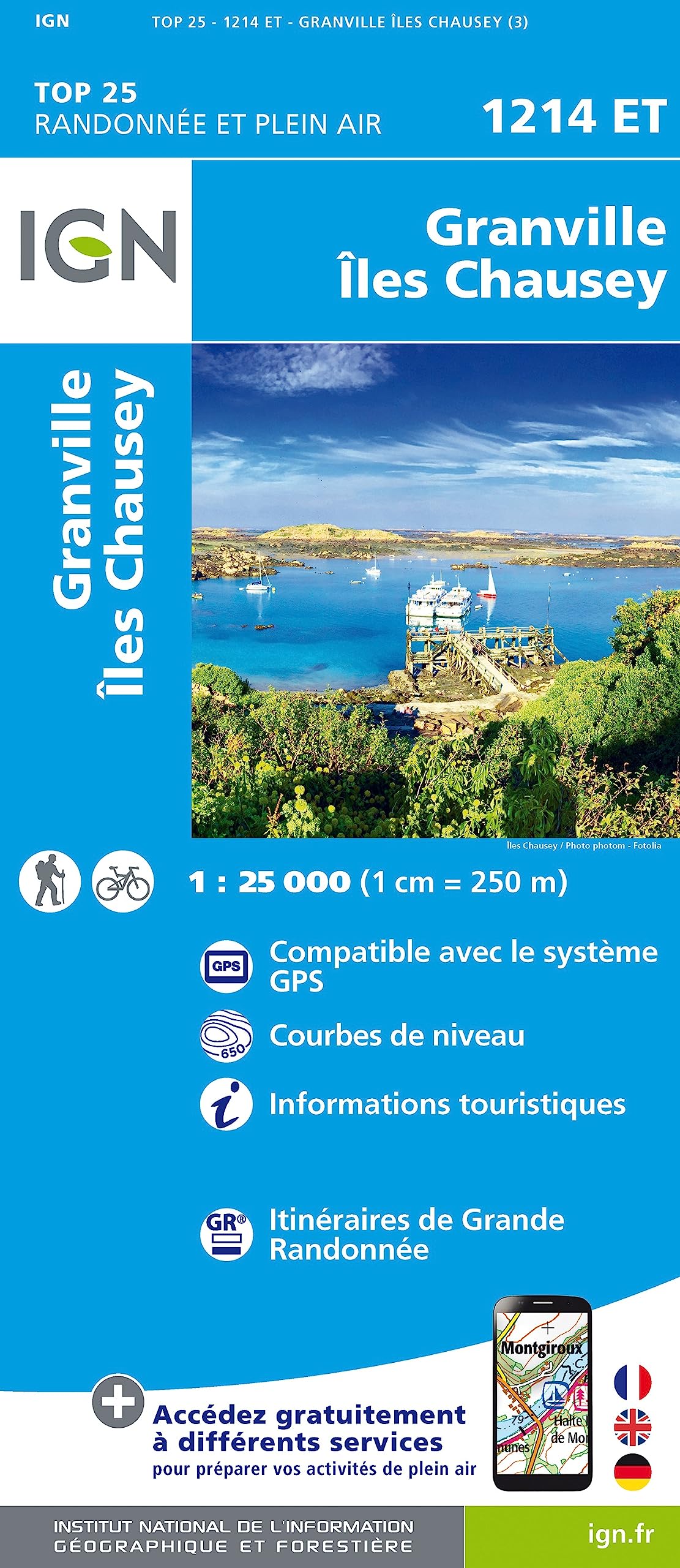 1214ET Granville.Coutances.Îles Chausey (TOP 25) Leisure, Home & Garden