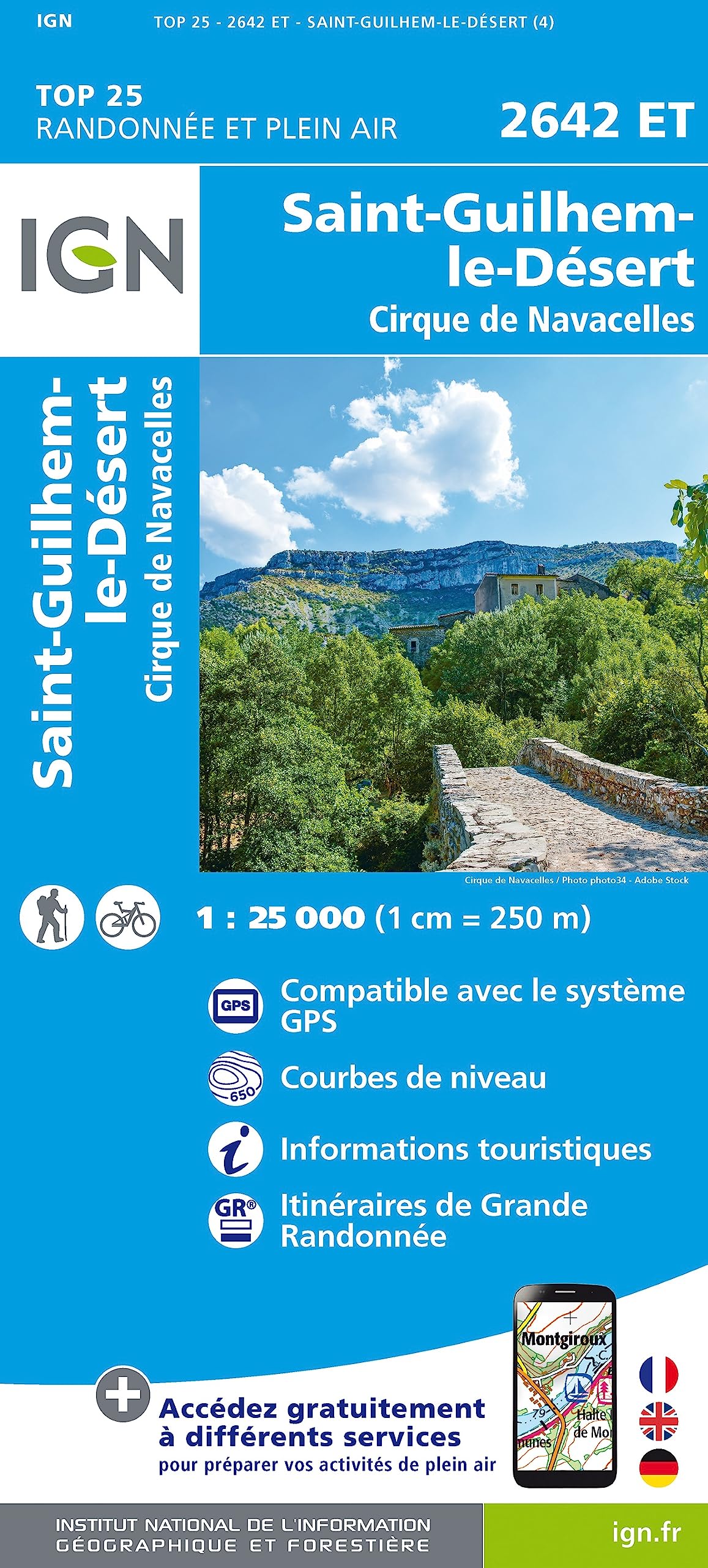 2642ET Saint-guilhem-le-desert cirque de navacelles book