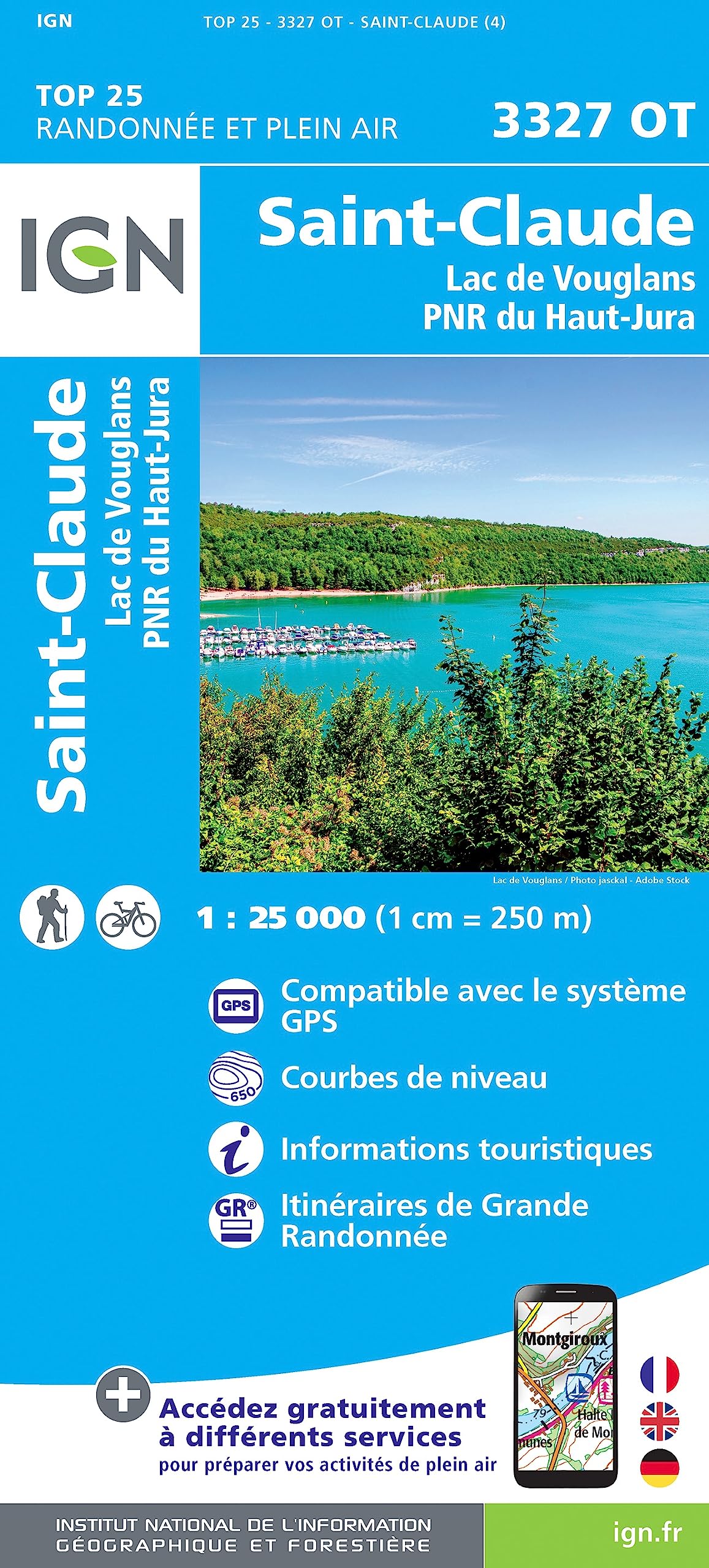 3327OT Saint claude lac de vouglans book