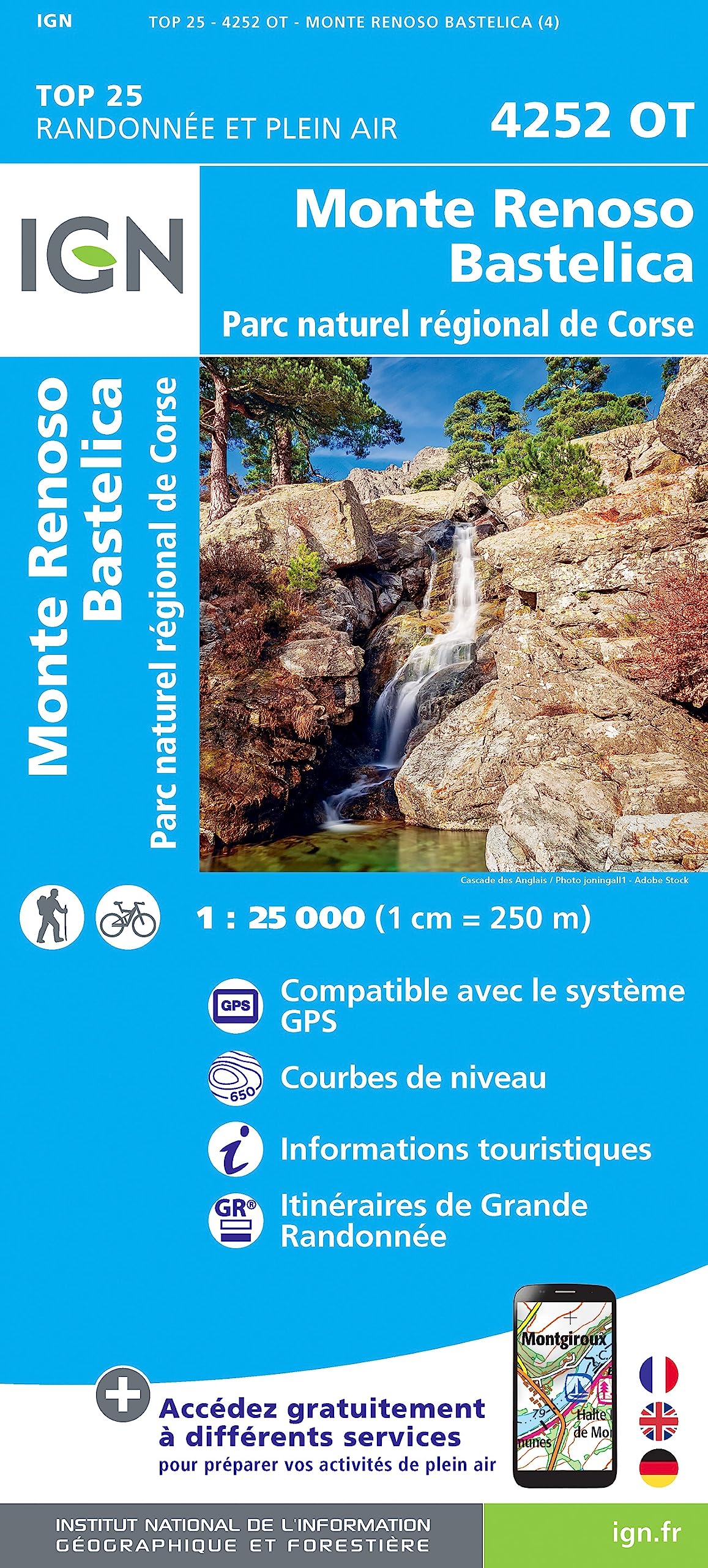 4252OT Monte Renoso Bastelica Parc National de Corse (TOP 25) Leisure, Home & Garden
