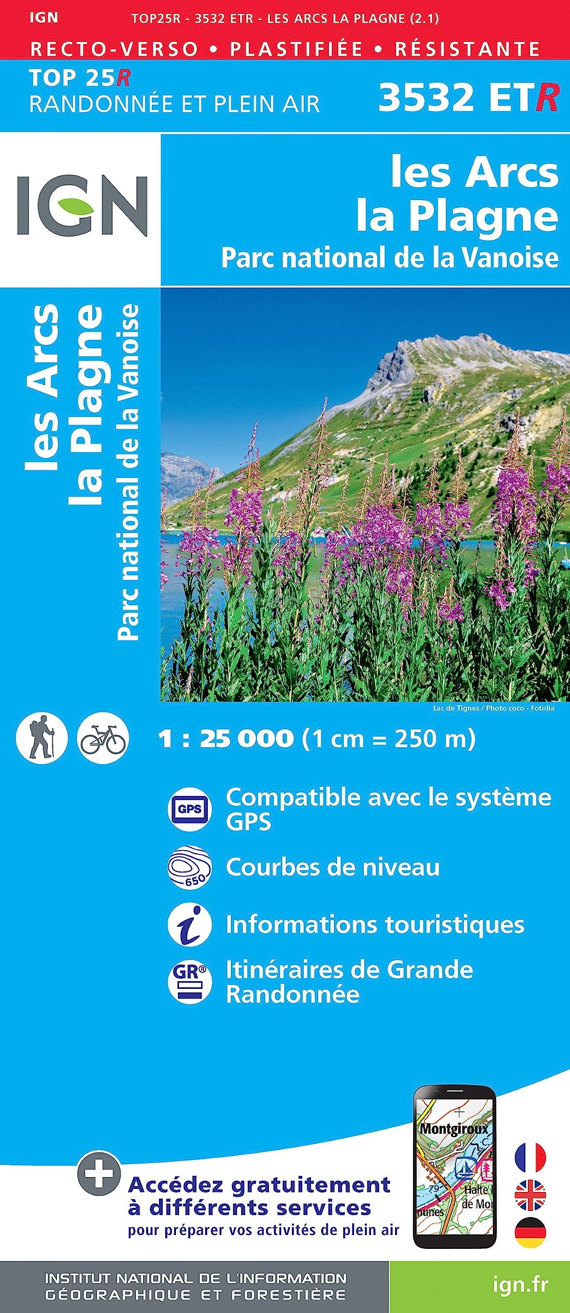 3532ETR Les arcs la plagne pn de la vanoise resistante book