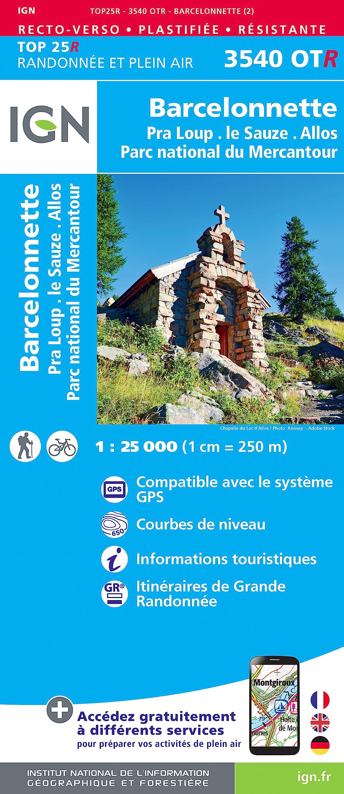 3540OTR Barcelonnette pra loup le sauze allos resistante book