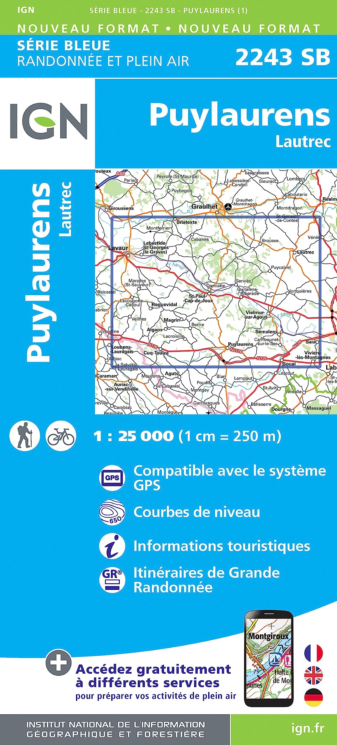 2243SB Puylaurens-Lautrec (Série Bleue, Band 2243) Leisure, Home & Garden