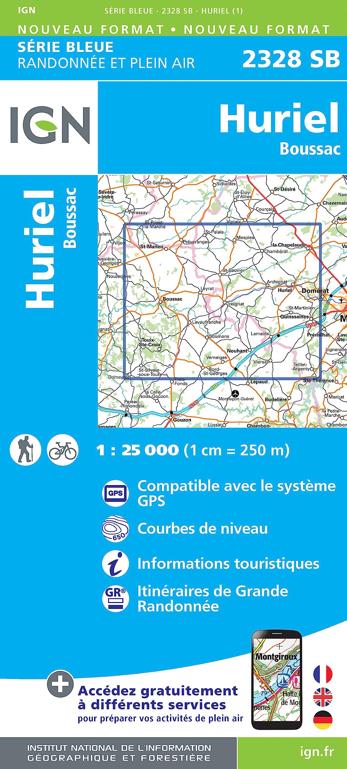 Huriel-Boussac 1:25 000 Reference Books