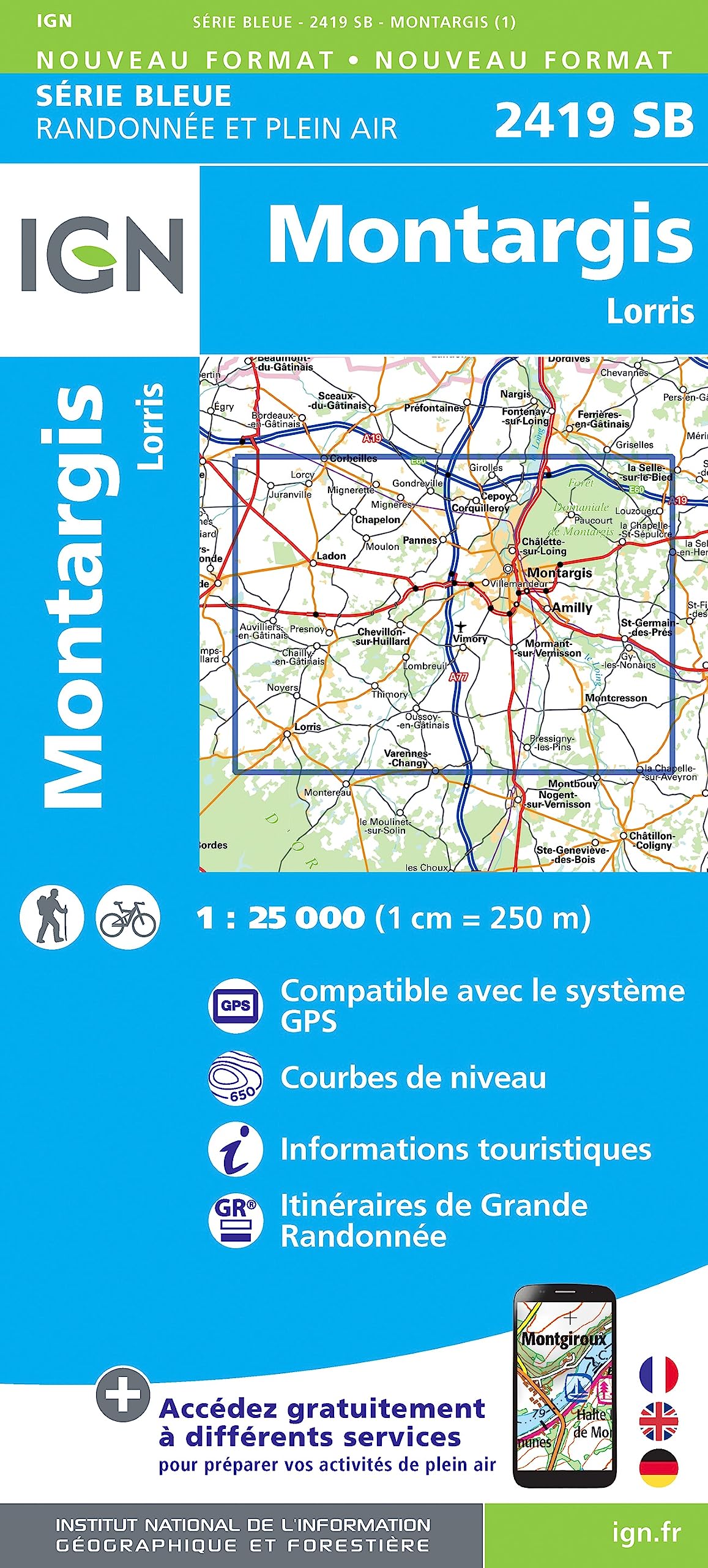 2419SB Montargis.Pannes (Série Bleue, Band 2419) Leisure, Home & Garden