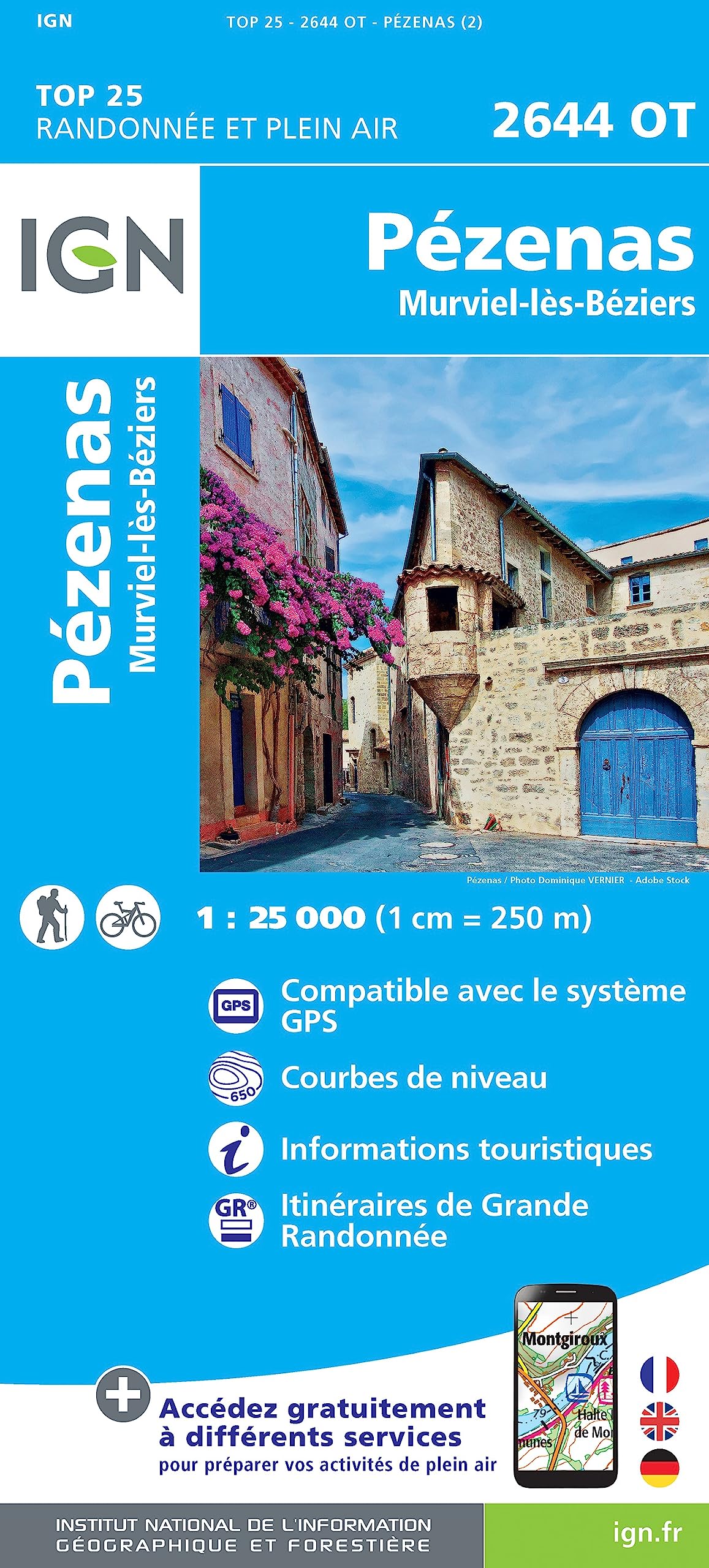 Pézenas-Murviel-Lès-Béziers 1:25 000 Leisure, Home & Garden
