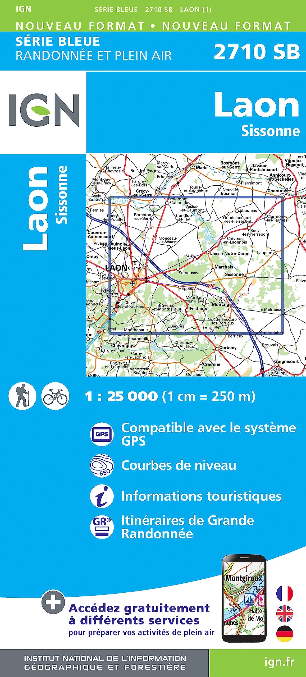 2710SB Laon.Sissonne (Série Bleue, Band 2710) Leisure, Home & Garden
