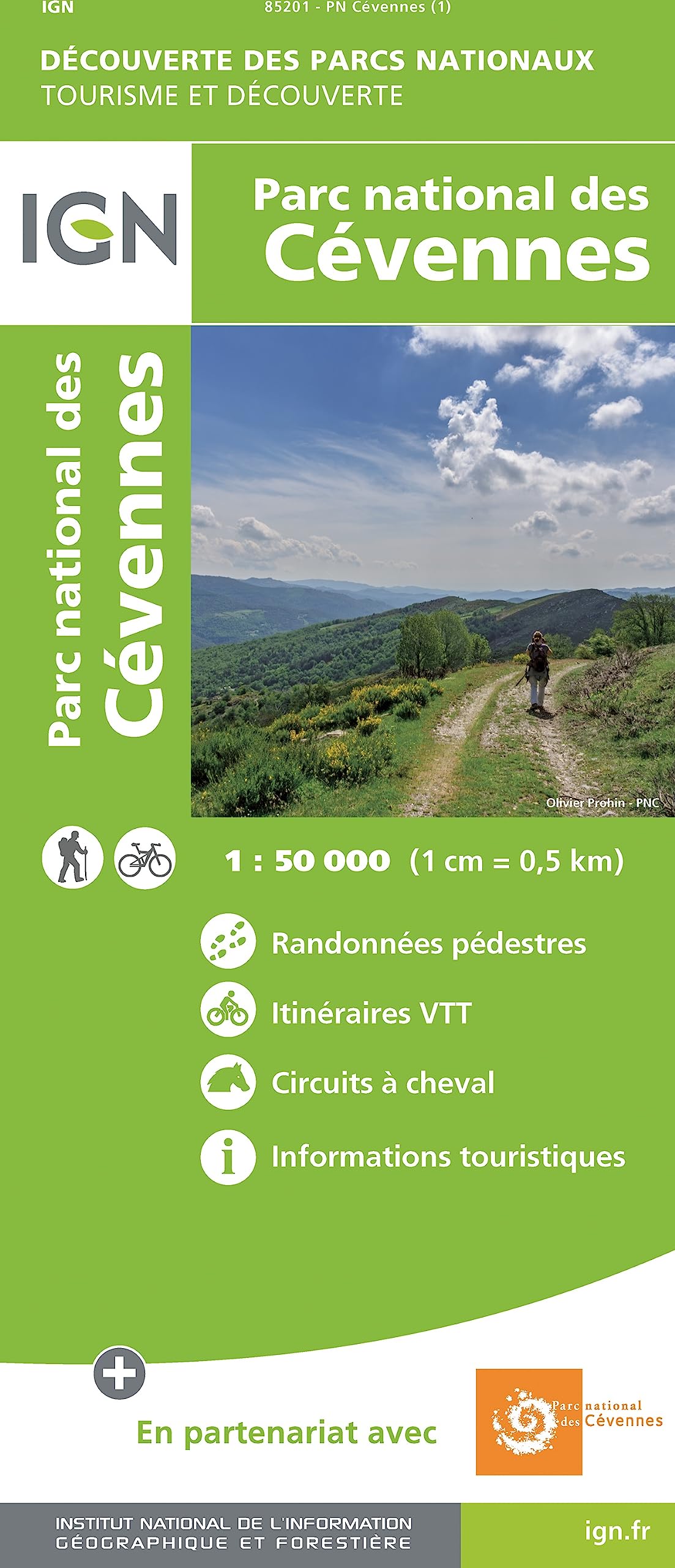 Parc National Cévennes: IGN Freizeitkarte (Découverte des parcs, Band 83501) Leisure, Home & Garden