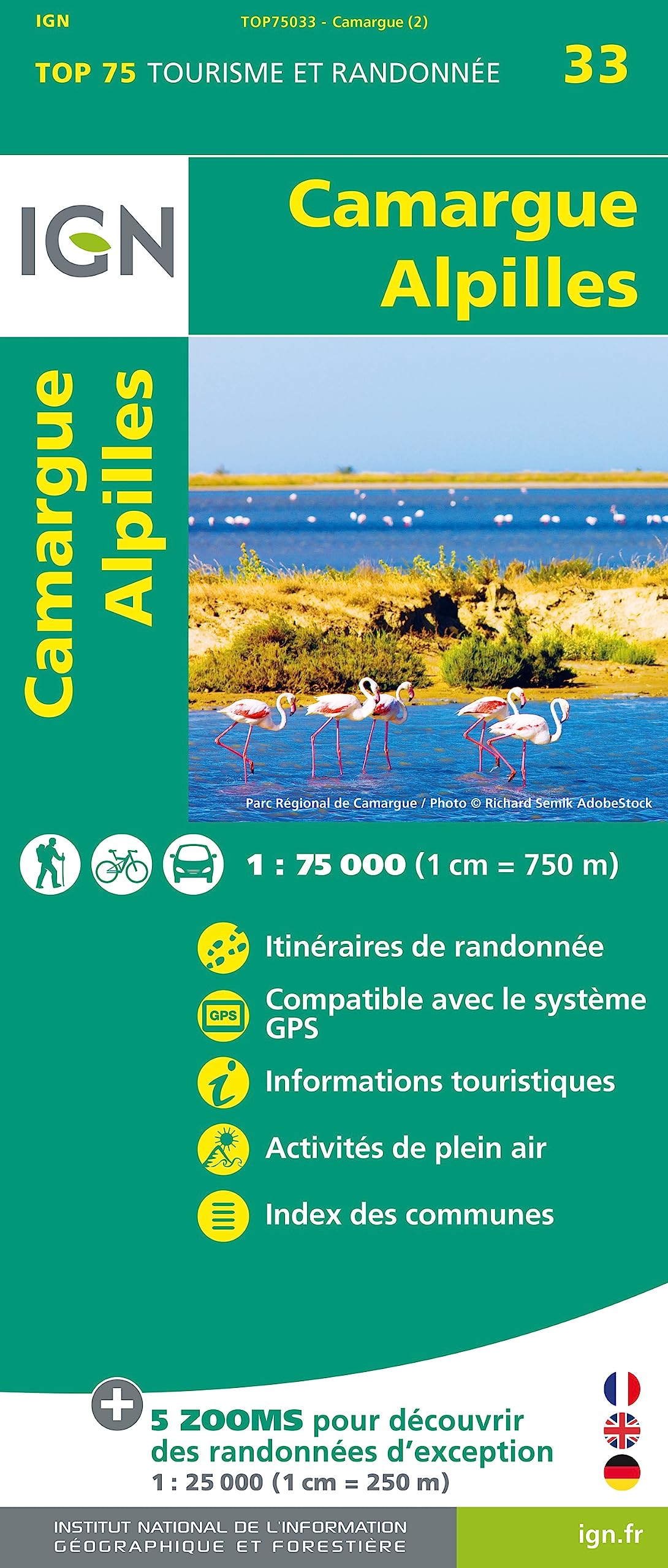 Camargue Alpilles 1:75 000 Leisure, Home & Garden