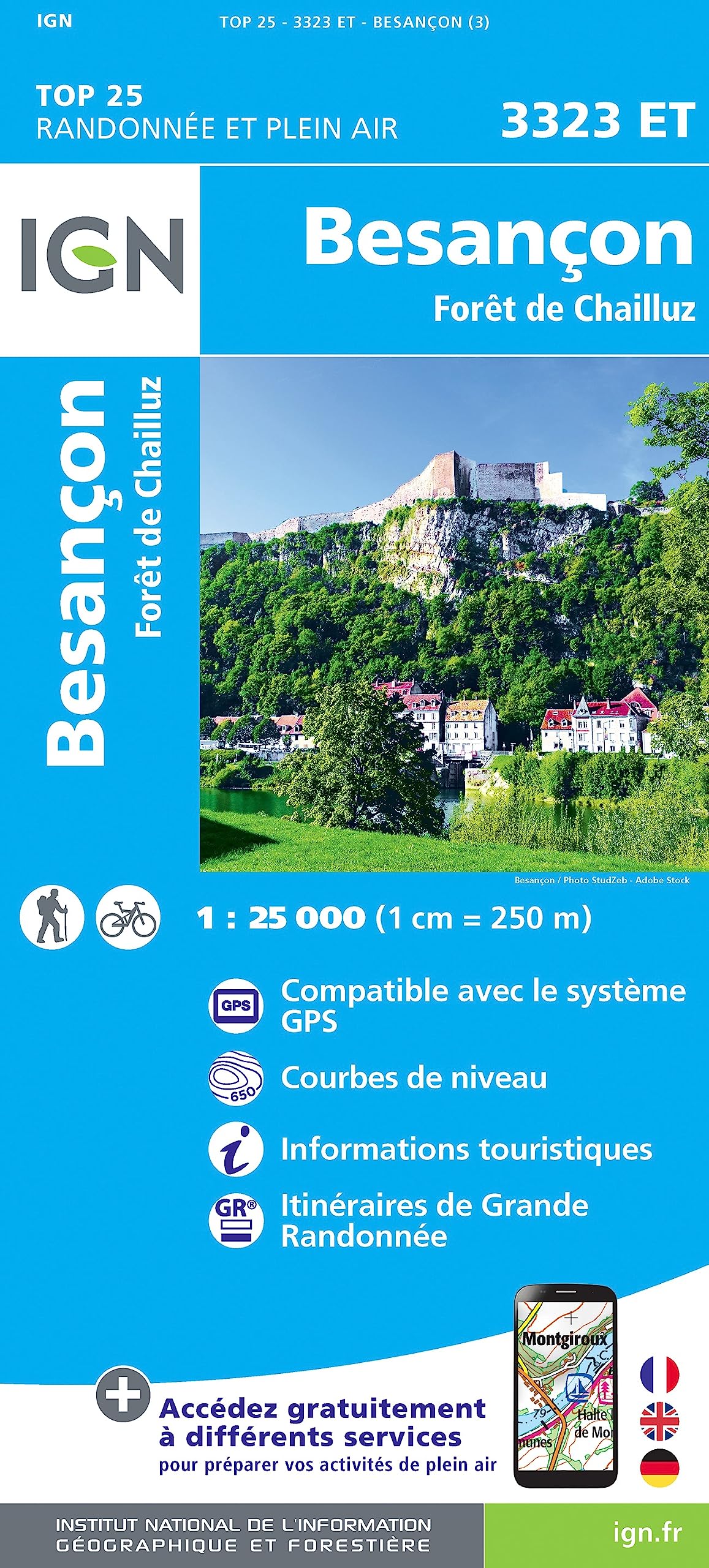 3323ET Besançon-Forêt de Chailluz (TOP 25) Leisure, Home & Garden