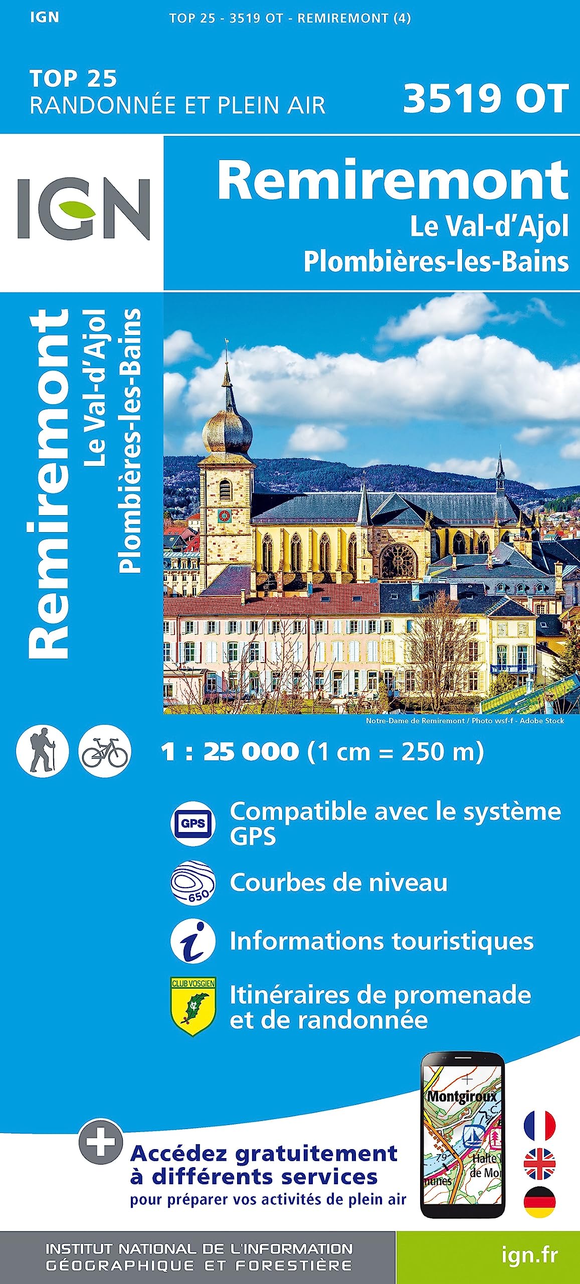 3519OT Remiremont val d'ajol plombieres les bains book