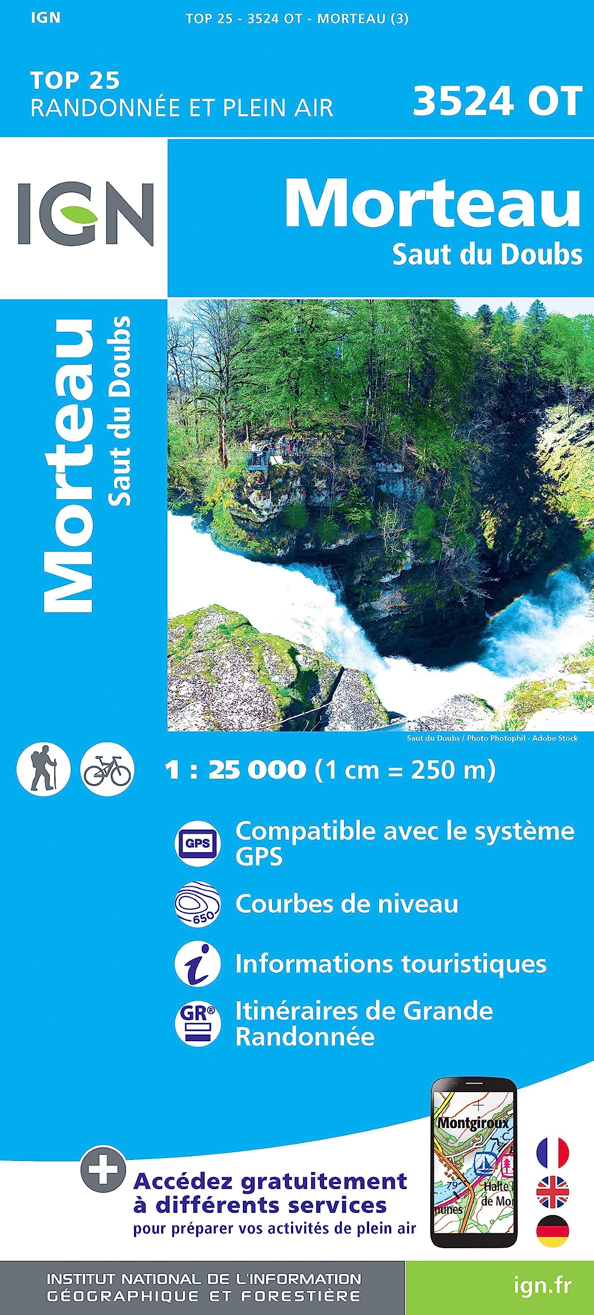 3524OT Morteau-Saut du Doubs (TOP 25) Leisure, Home & Garden