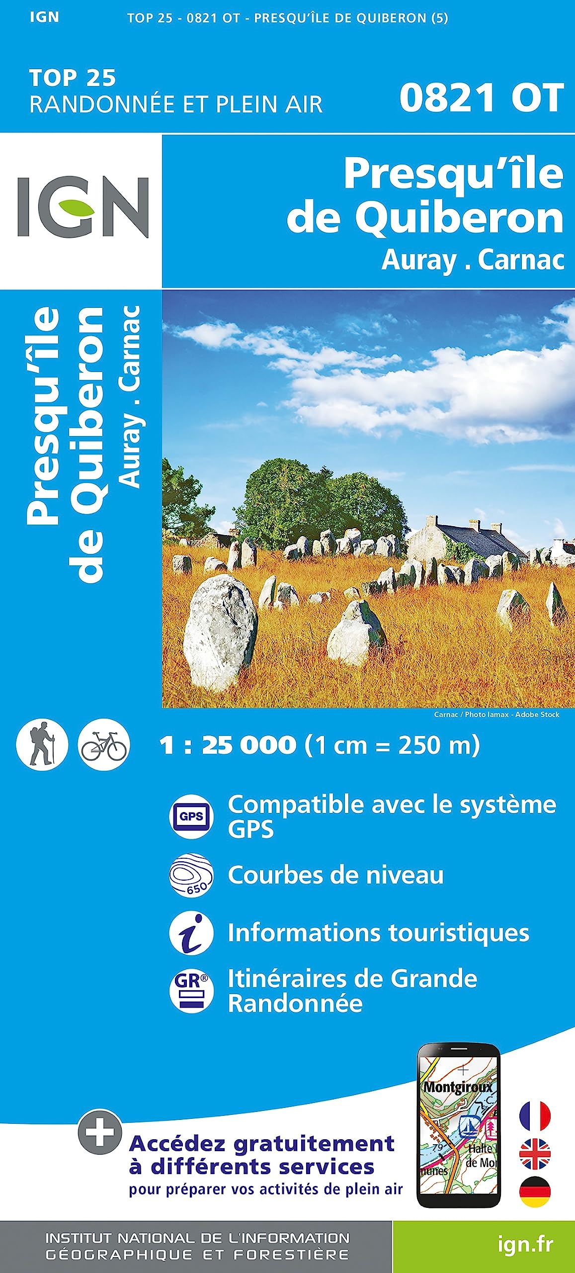 0821OT Presqu'ile de Quiberon (TOP 25) Leisure, Home & Garden