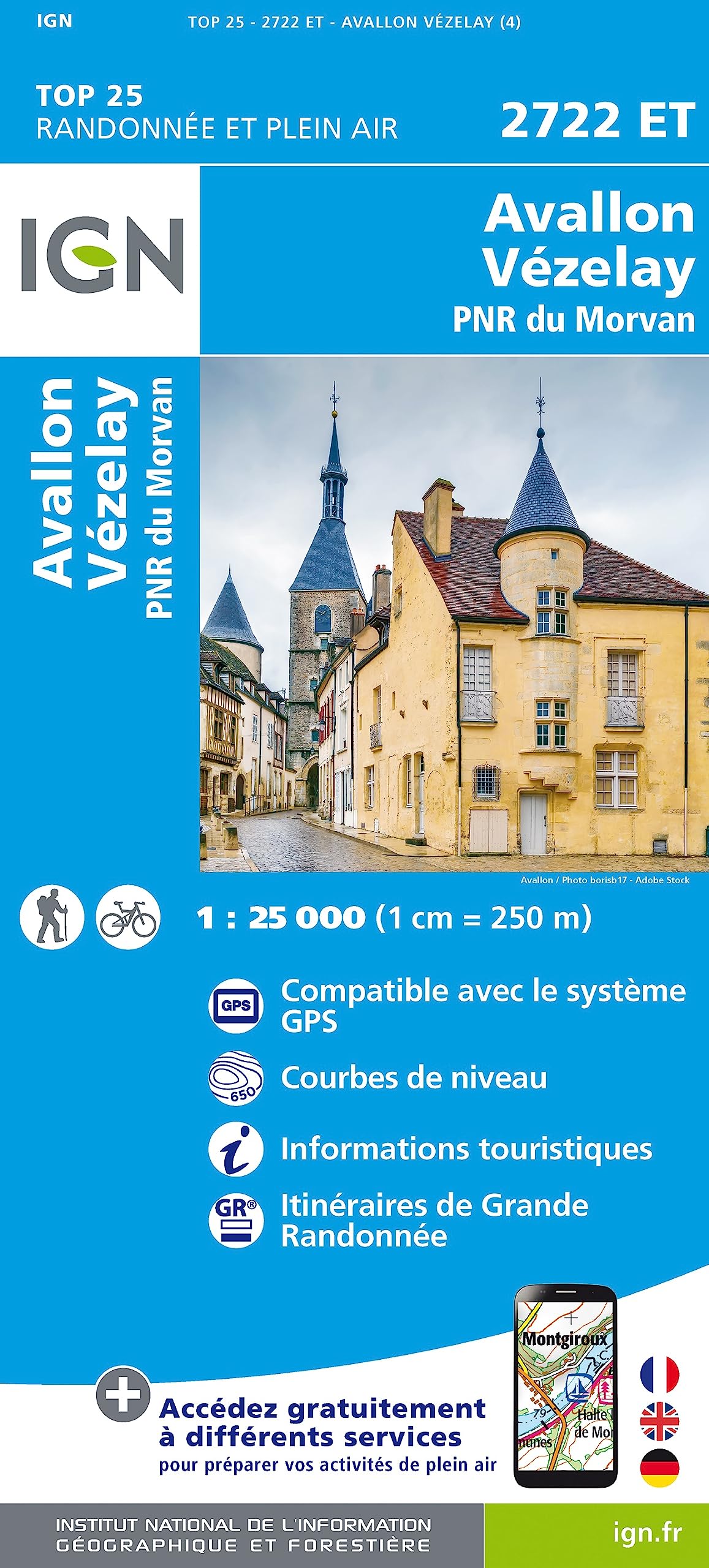 2722ET Avallon vezelay pnr du morvan book