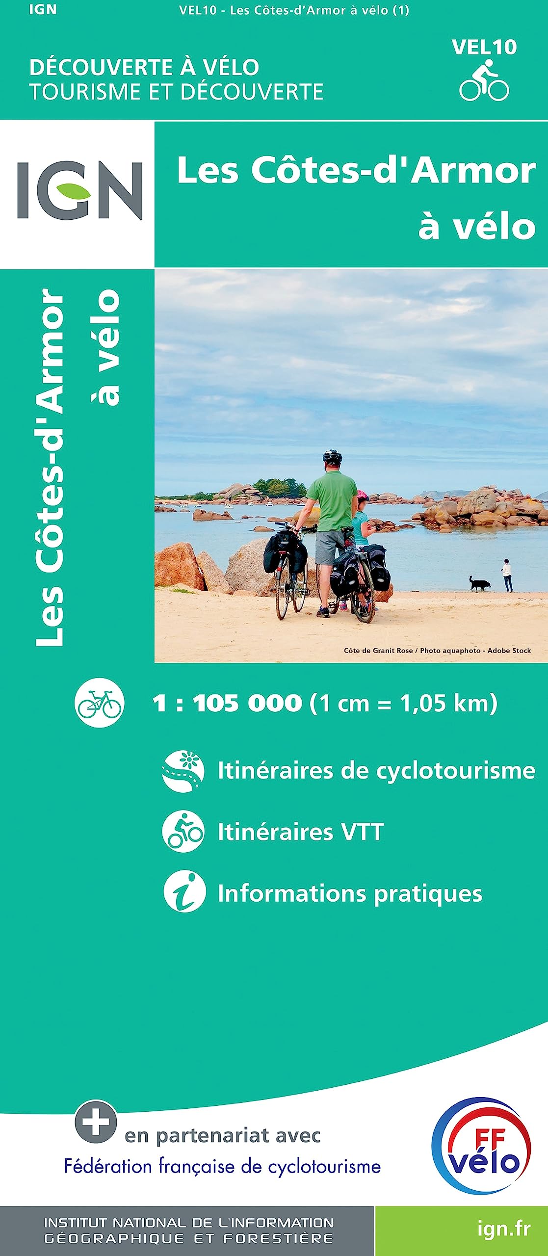 Cotes d Armor à Velo: 1:100000 (Découverte à vélo) Leisure, Home & Garden