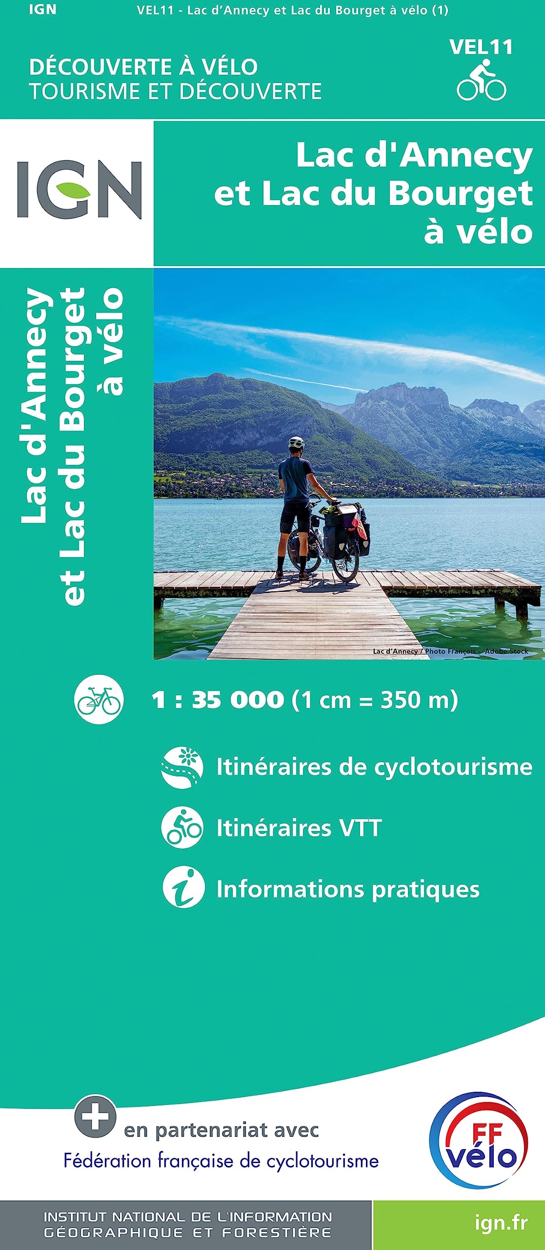 Lac d'Annecy et Bourget à Velo: 1:100000 (Découverte à vélo) Leisure, Home & Garden