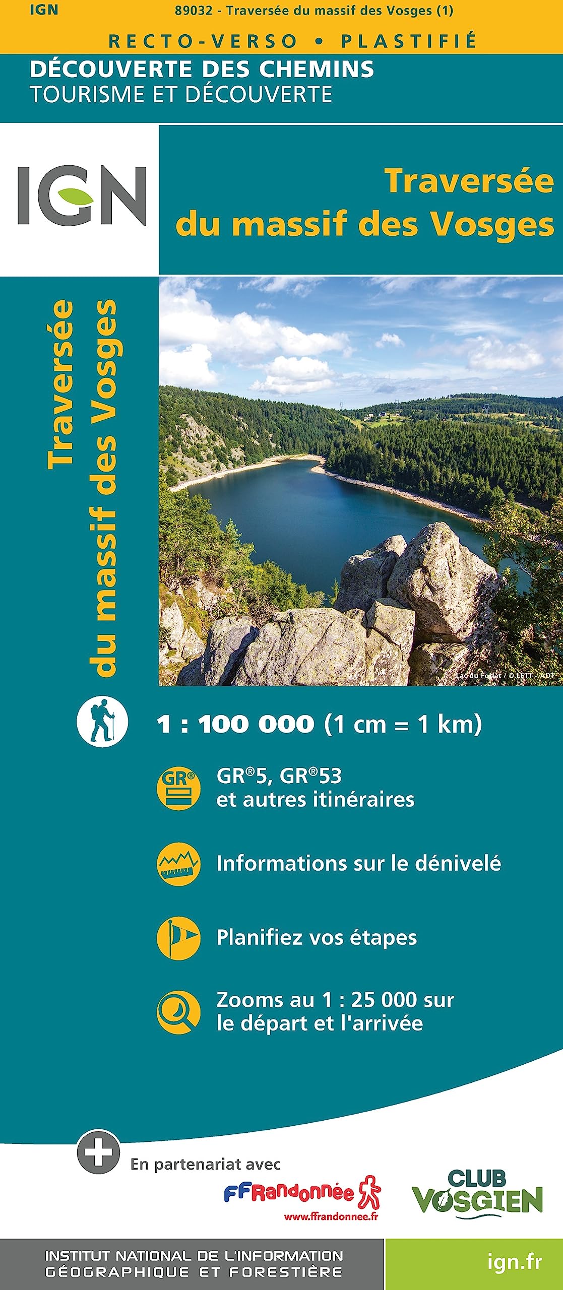 La Traversee des Vosges: 1:100000 (TOP ITINERANCE, Band 89032) Leisure, Home & Garden