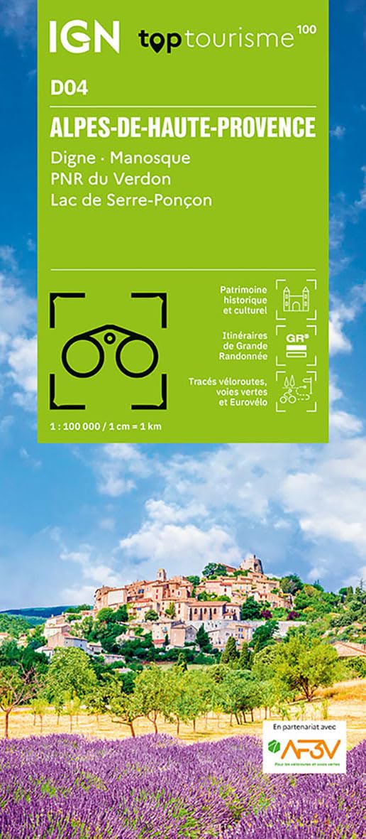 4 Alpes de Haute Provence: 1:100000 (TOP 100) Leisure, Home & Garden