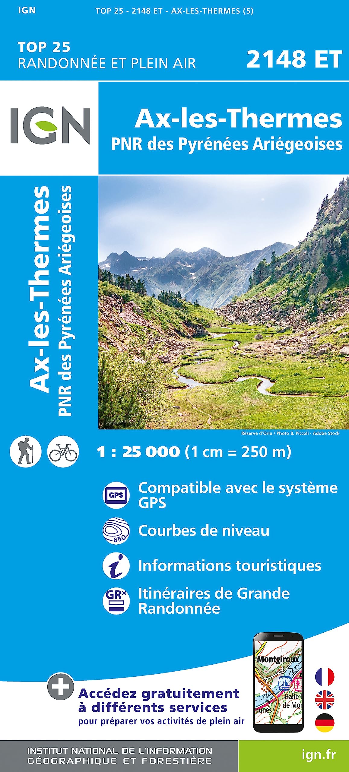 2148ET Ax Les Thermes PNR des Pyrénées Ariégeoises book