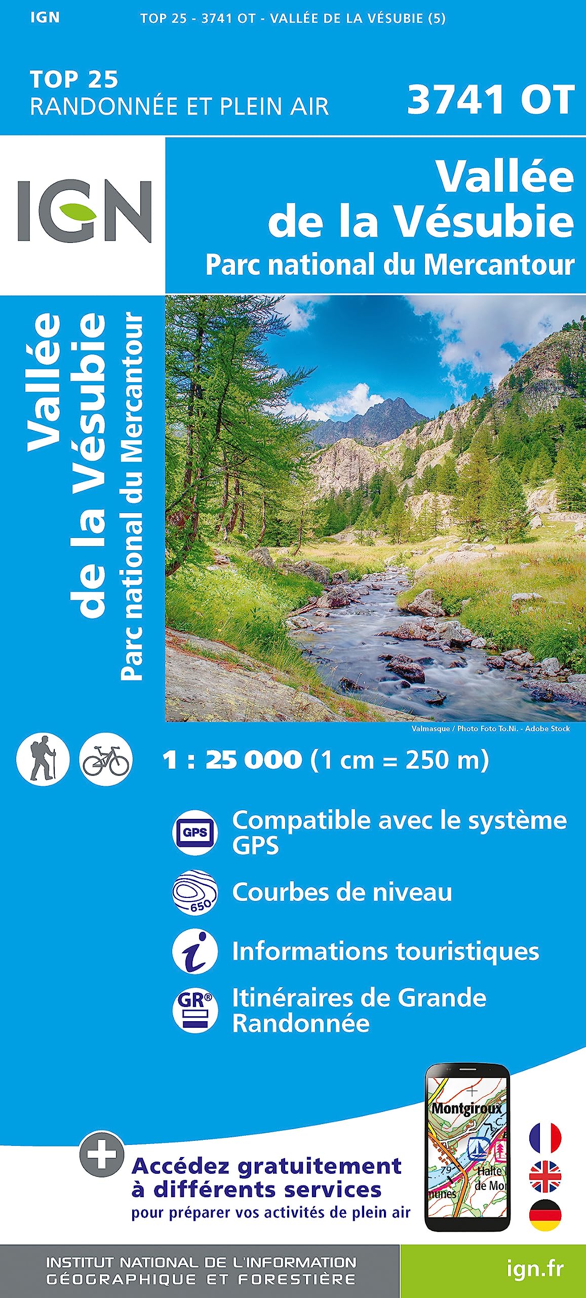 3741OT Vallee de la vesubie parc naturel du mercantour book