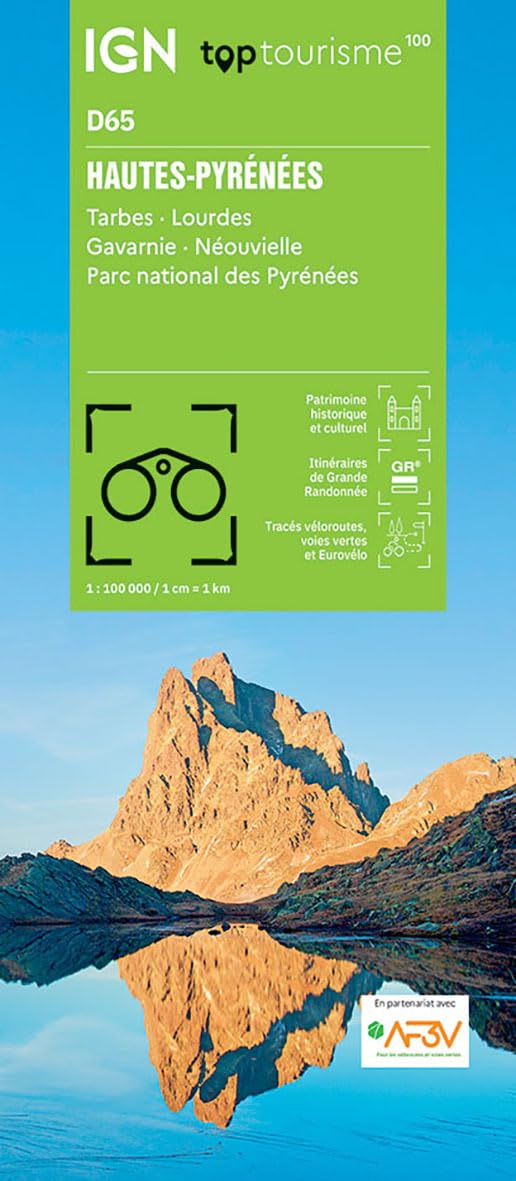 65 Hautes Pyrénées: 1:100000 (TOP 100) Leisure, Home & Garden