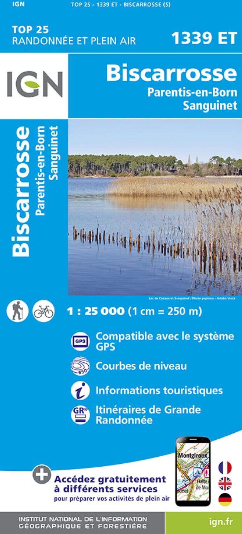 1339ET BISCARROSSE LACS DE CAZAUX ET DE SANGUINET DE BISCAROSSE book