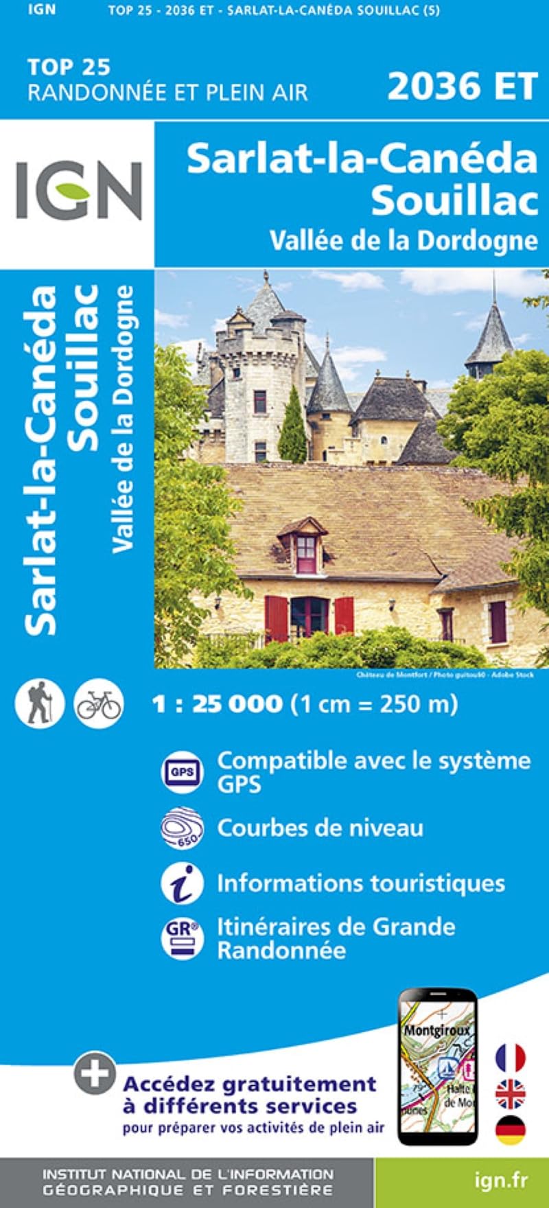 2036ET Sarlat Souillac Vallée de la Dorgogne (TOP 25) Leisure, Home & Garden