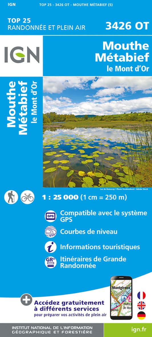 3426OT MOUTHE METABIEF LE MONT D'OR - RECTO book
