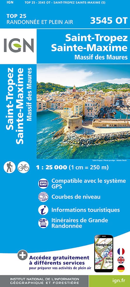 3545OT SAINT TROPEZ - SAINTE MAXIME MASSIF DES MAURES book