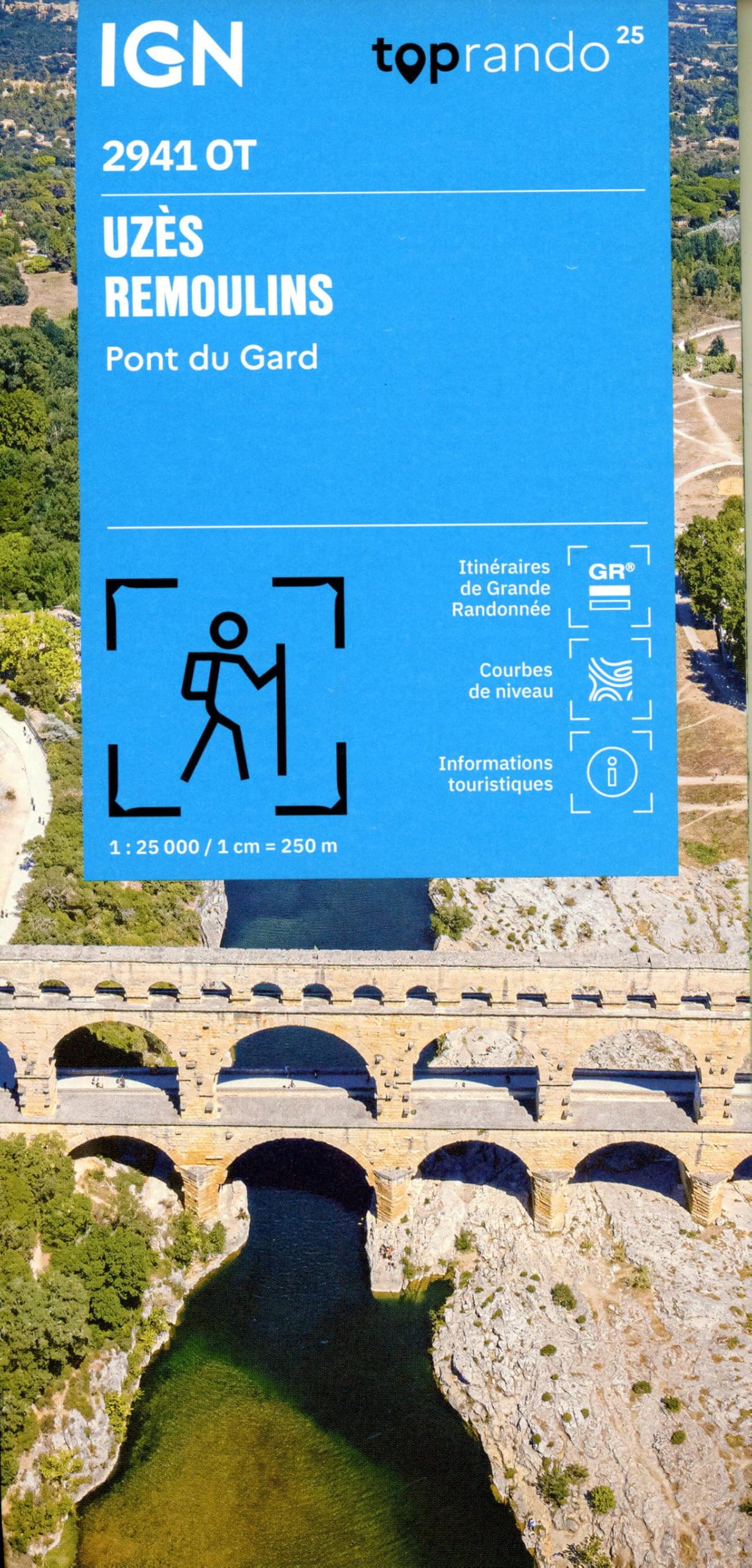2941OT UZES REMOULINS PONT DU GARD RECTO book
