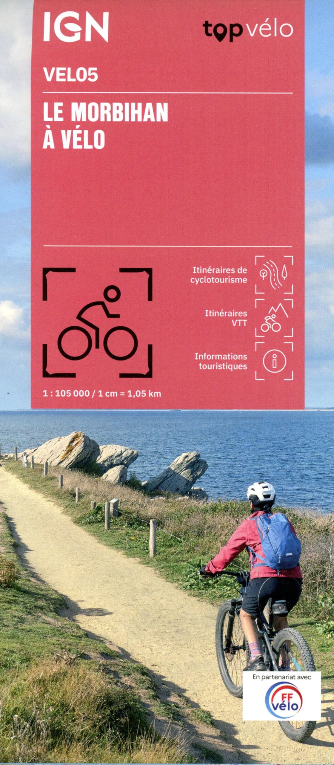 Le Morbihan à Vélo: 1:105000 (Découverte des chemins) Leisure, Home & Garden