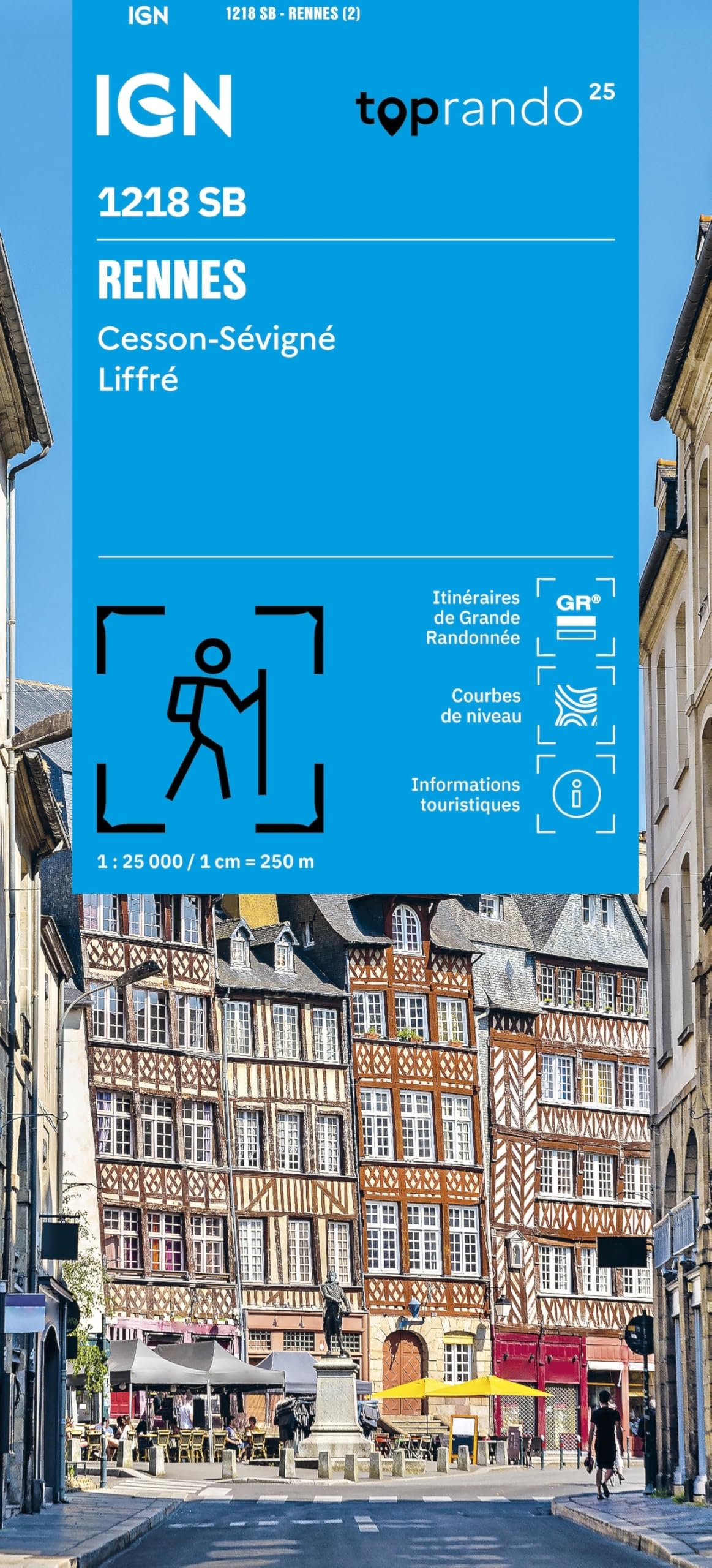 1218SB Rennes Cesson 1:25000 Leisure, Home & Garden