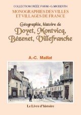 Géographie, histoire de Doyet, Montvicq, Bézenet, Villefranche - Allier book