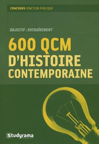 600 qcm d'histoire contemporaine book