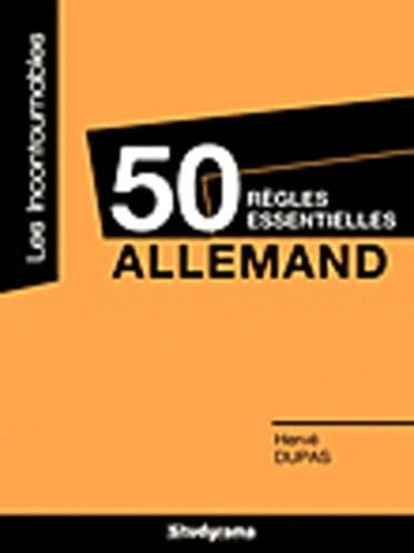 50 règles essentielles - Allemand Foreign Languages ​​& Dictionaries