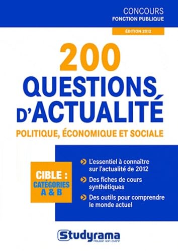200 questions d'actualité politique, économique et sociale Books
