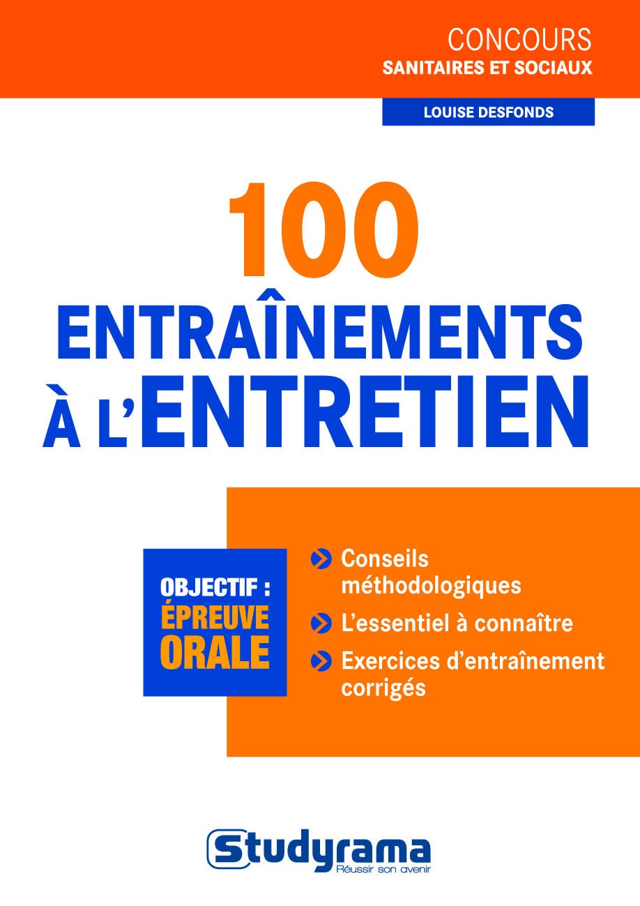 100 entraînements à l'entretien: Concours sanitaires et sociaux book