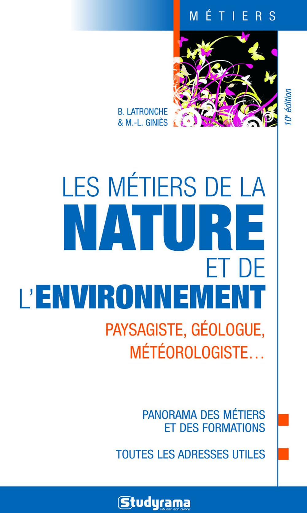 Les métiers de la nature et de l'environnement book