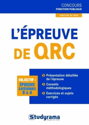 L'épreuve de qrc: Objectif épreuve catégorie B et A Books