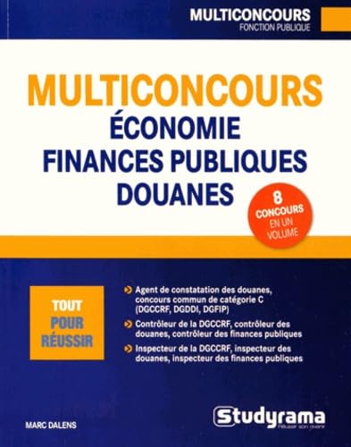 Multiconcours économie-finances publiques-douanes Books