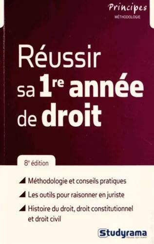 Réussir sa première année de droit book